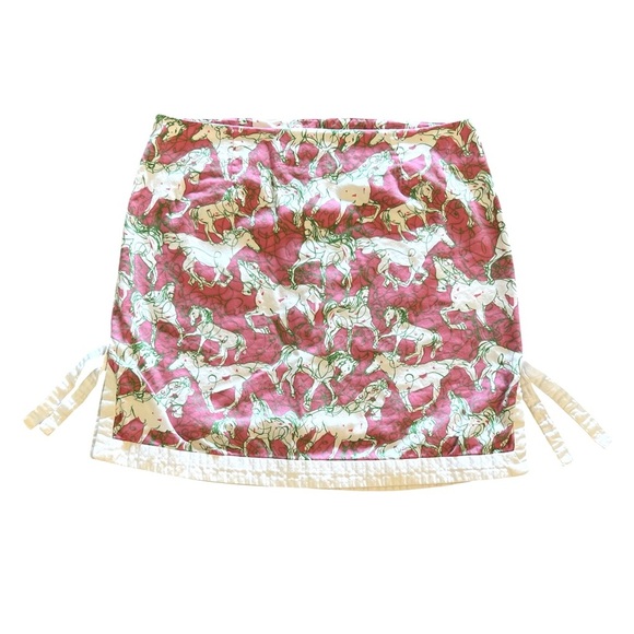 Lilly Pulitzer Hot to Trot Kentucky Derby Skirt Size 8 - Picture 1 of 9